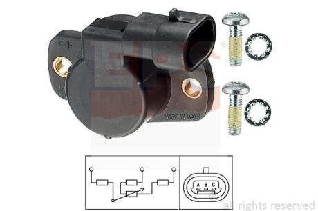 RENAULT датчик положення дросельної заслонки Megane 99-,Logan 1,6 16V 06- EPS 1.995.083