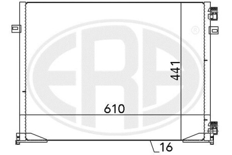 Радиатор ERA 667046