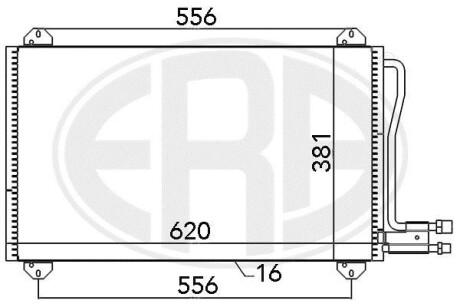 Радиатор ERA 667055