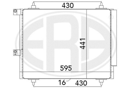 Радиатор ERA 667063