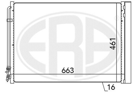 Радиатор ERA 667079