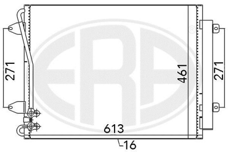 Радиатор ERA 667108