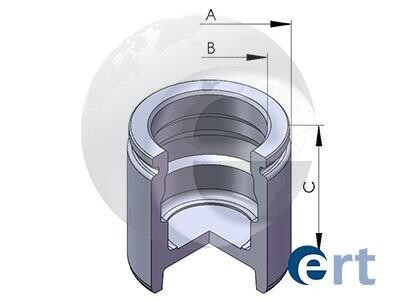 Поршень переднего тормоза. суппорта D02544 (выр-во) ERT 150382-C