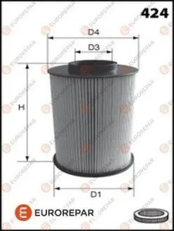 FORD повітряний фільтр Focus,Kuga,Volvo S40 EUROREPAR 1611156380