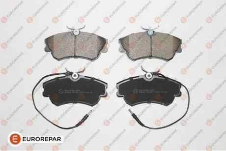 Колодки гальмівні дискові (комплект 4 шт) EUROREPAR 1617254680