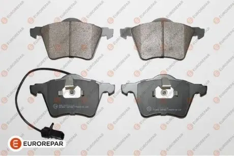 Колодки гальмівні дискові (комплект 4 шт) EUROREPAR 1617264180