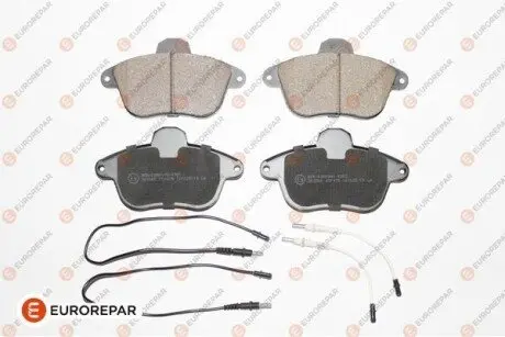 PEUGEOT колодки гальмівні передн. 605 4/91- EUROREPAR 1617279780