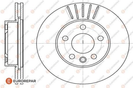 ДИСК ГАЛЬМ?ВНИЙ EUROREPAR 1618874080