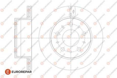 Диск тормозной задний Jumper3-Boxer3 DIAM 300 EP 22 05,12,2013- EUROREPAR 1676014480