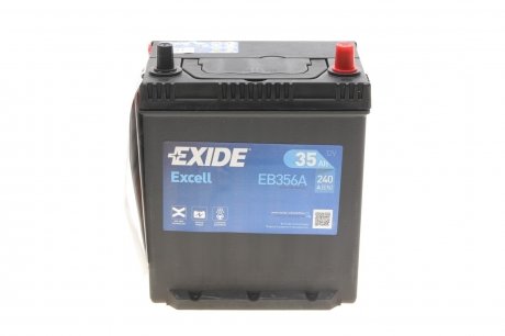 Аккумуляторная батарея 35Ah/240A (187x127x220/+R/B1) Excell EXIDE EB356A