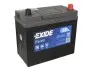 Аккумуляторная батарея 45Ah/330A (237x127x227/+R/B00) Excell Азия EXIDE EB454 (фото 2)
