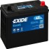 Акумуляторна батарея 45Ah/330A (237x127x227/+R/B00) Excell Азія EXIDE EB454 (фото 5)