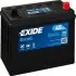 Аккумуляторная батарея 45Ah/330A (237x127x227/+R/B00) Excell Азия EXIDE EB454 (фото 5)