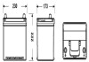 Аккумуляторная батарея 60Ah/480A (230x173x222/+L/B01) Excell Азия EXIDE EB605 (фото 1)