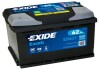 Акумуляторна батарея 62Ah/540A (242x175x190/+L/B13) Excell EXIDE EB621 (фото 5)