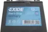 Аккумуляторная батарея 13Ah/200A (150x90x145/+L) (Start-Stop/вспомогательная) EXIDE EK131 (фото 2)