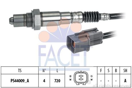 Ламбда-зонд Hyundai Elantra/i30/Kia Ceed/Rio 1.4/1.6i 04-> FACET 10.8345