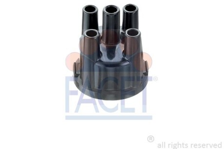 Крышка распределителя зажигания Audi 100/80/A4/VW Caddy/Golf/Passat/Jetta 1.4-2.0 78-01 FACET 2.7668PHT