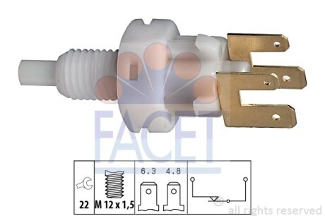 Датчик стоп-сигналу Opel Omega b 2.0 (94-00) FACET 7.1083