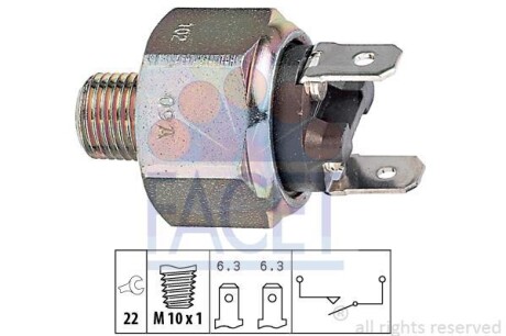 Датчик стоп-сигнала VW-96 FACET 7.1102