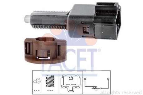 Датчик стоп-сигнала Citroen C1 / Peugeot 107 (05-) FACET 7.1211