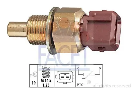 Датчик температури BERLINGO/PARTNER 1.1-3.0 93- FACET 7.3321