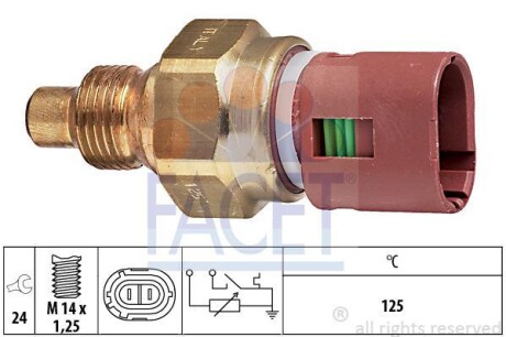 Датчик температури Renault 21 FACET 7.3532