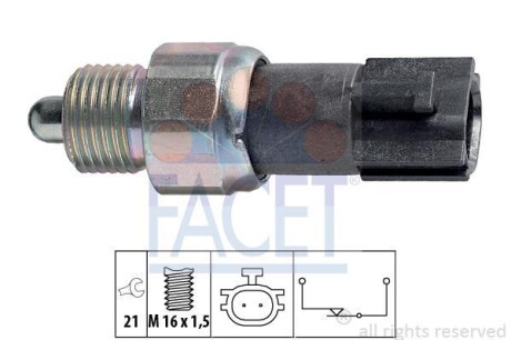 Датчик заднего хода FACET 7.6232