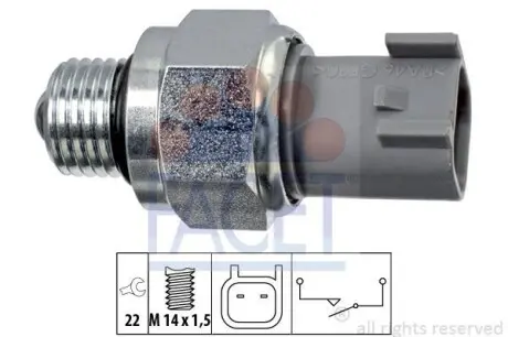 Перемикач заднього ходу автомобіля FACET 7.6272