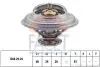 Термостат Renault Trafic/VW Golf 2.1-2.3 D/TD/i 80- (82 C) FACET 7.8250S (фото 1)