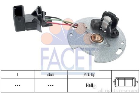 Датчик положення колінчастого валу Seat Cordoba 1.6 (99-02) FACET 8.4982 (фото 1)