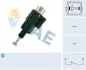 Датчик педали тормоза Opel Astra/Vectra 1.2-2.5i 95-03 FAE 24505 (фото 3)