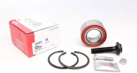 Подшипник ступицы (передней) Audi 100/200/80/A6/A8 -97 (43x82x37) FAG 713 6100 90