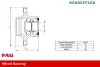 Подшипник ступицы (задней) Hyundai Accent 1.3/1.5 CRDi 00-05 FAG 713 6194 60 (фото 10)