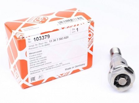 Клапан регулирования фаз газораспределения BMW 3 (F30/F80)/5 (F10) 10- FEBI BILSTEIN 103379