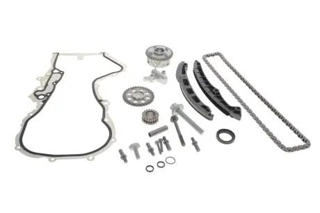 Комплект цепи ГРМ VW Golf V 1.4TSI, 10/03-02/09, 90/103/125kw, (z=130/18/36/36) FEBI BILSTEIN 106306
