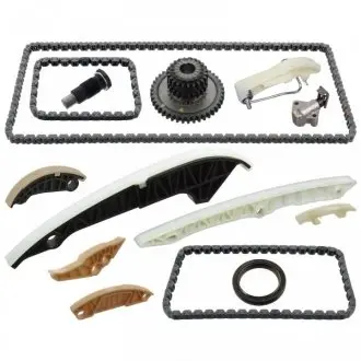 Комплект ланцюга ГРМ Audi A3/A4/Skoda Octavia/Superb/VW Golf 1.8-2.0TFSI 04-15 (96 ланок) FEBI BILSTEIN 106513