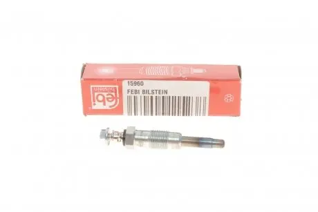 Свеча накаливания Citroen Jumper/Fiat Scudo/Peugeot Partner 1.9/2.5 D/TD -98 (11V) FEBI BILSTEIN 15960 (фото 1)