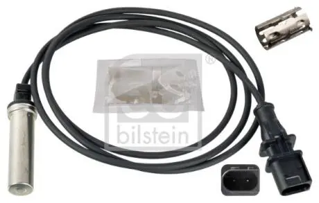 Датчик ABS задн Лів (прямий, 1450мм, 2pin) MERCEDES ACTROS MP4 / MP5, ANTOS, AROCS, ECONIC 2 FEBI BILSTEIN 172410