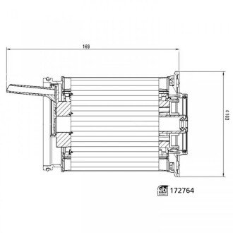 FEBI VW фільтр паливний Touareg 3.0TDI 17-, AUDI A6 2.0TDI 13-, Q7/Q8 3.0TDI 5- FEBI BILSTEIN 172764