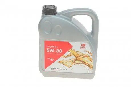 Масло Longlife Plus 5W30 (4L) (VW 504.00/507.00/MB 229.51) FEBI BILSTEIN 32946