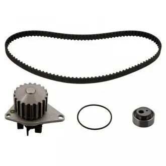 FEBI CITROEN К-кт ГРМ (помпа + ролик + ремінь) BERLINGO 1.4i 96-11, PEUGEOT 106 I (1A, 1C) 1.3 93-96, 206 SW 1.4 02-07 FEBI BILSTEIN 45112 (фото 1)
