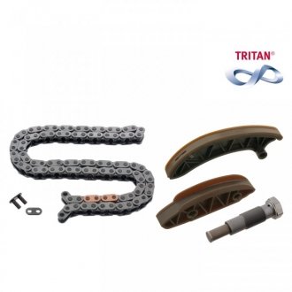 К-т привода ГРМ MERCEDES "OM651 "(->30953266 "4 in1) "10>> TRITAN® + замок FEBI BILSTEIN 49210