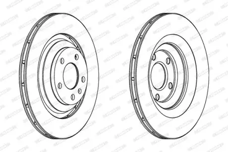 Диск гальмівний FERODO DDF1240C