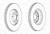 Диск тормозной FERODO DDF1274C-1 (фото 1)