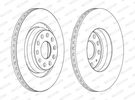 Тормозной диск FERODO DDF1503C