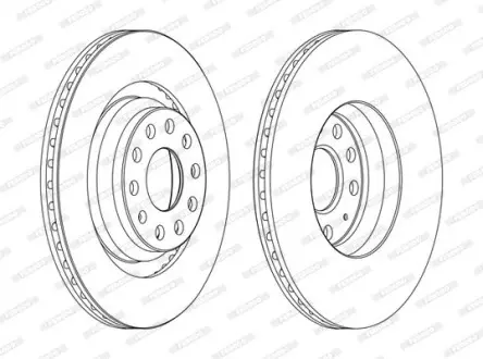 Тормозной диск FERODO DDF1503C