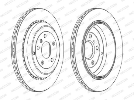 Тормозной диск FERODO DDF1531C