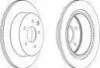 Диск тормозной задний NISSAN JUKE (F15) 14-,LEAF 10-,QASHQAI/QASHQAI+2 (J10, JJ10) 07-13,X- FERODO DDF1579 (фото 2)