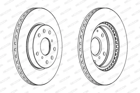 Диск гальмівний FERODO DDF1620C